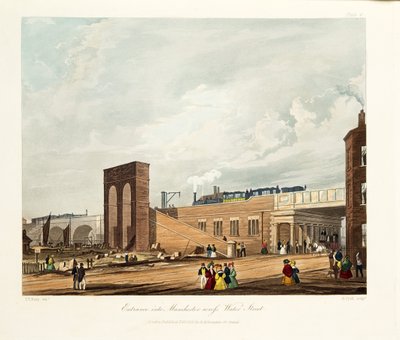 Entrance into Manchester Across Water Street by Thomas Talbot Bury